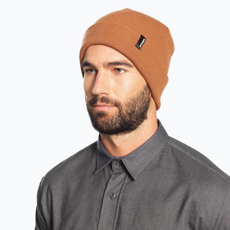 Téli sapka Atomic Alps Rolled Cuff Beanie brown 2