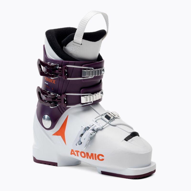 Gyermek síbakancs ATOMIC Hawx Girl 3 fehér/lila AE5025640