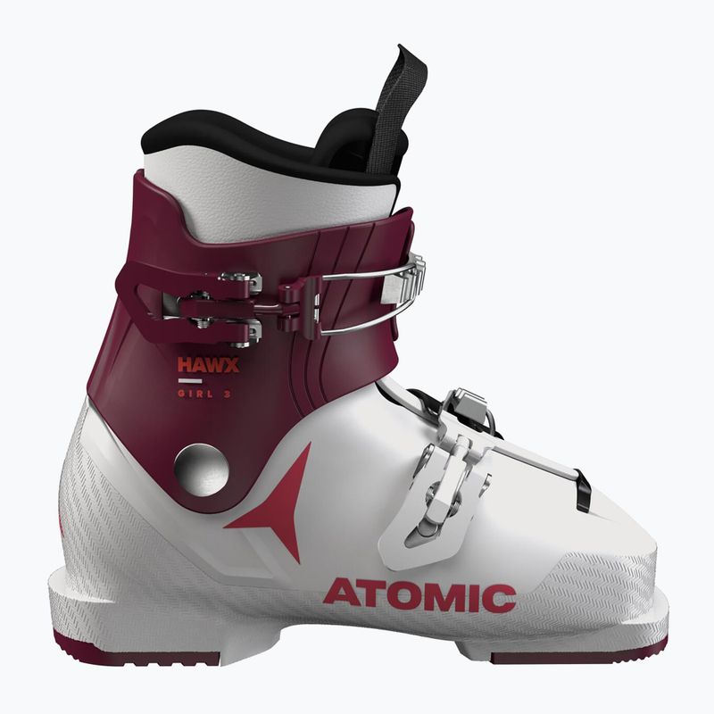 Gyermek síbakancs ATOMIC Hawx Girl 2 fehér/lila AE5025660 8