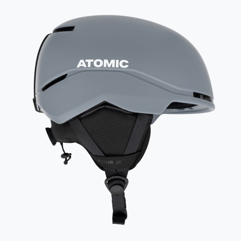 Gyermek síbukósisak Atomic Four Jr szürke 4