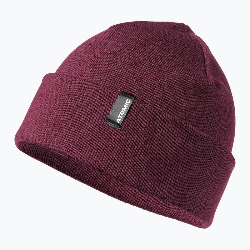 Téli sapka Atomic Alps Rolled Cuff Beanie maroon
