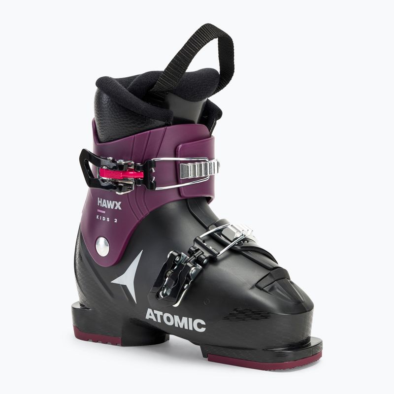 Cipő narciarskie dziecięce Atomic Hawx Kids 2 black/violet/pink