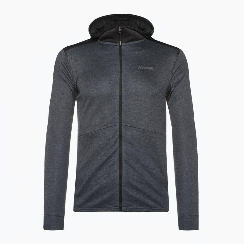 férfi melegítőfelső Atomic Alps FZ Hoodie grey/black