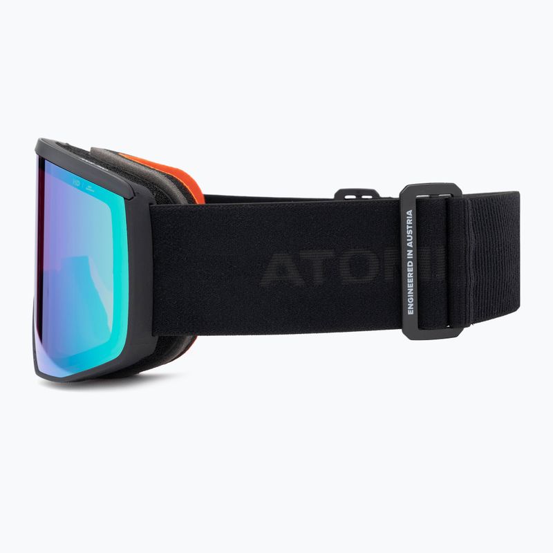 Síszemüveg Atomic Four Pro HD all black/green 5