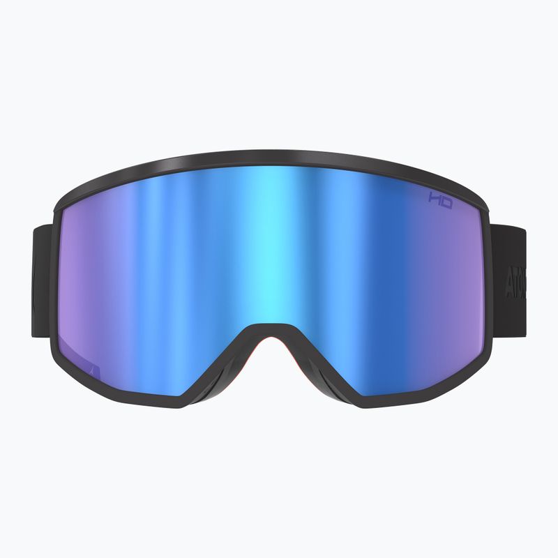 Síszemüveg Atomic Four HD all black/blue hd 2