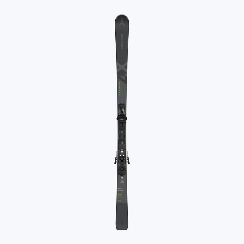 Atomic Redster X7 + M12 GW szürke/zöld downhill sílécek 2