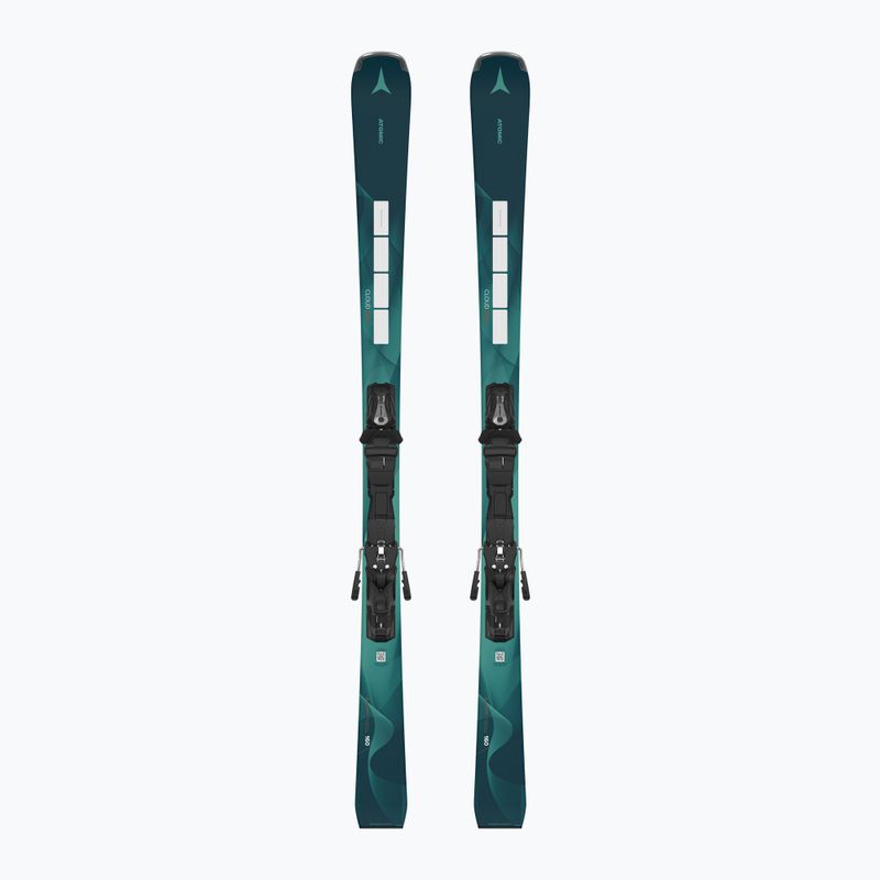 Női lesikló léc Atomic Cloud Q14 Revoshock S + kötés MI12 GW petrol