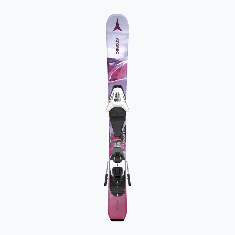 Gyerek lesikló léc Atomic Maven Girl JTXS + kötés C5 GW pink 3