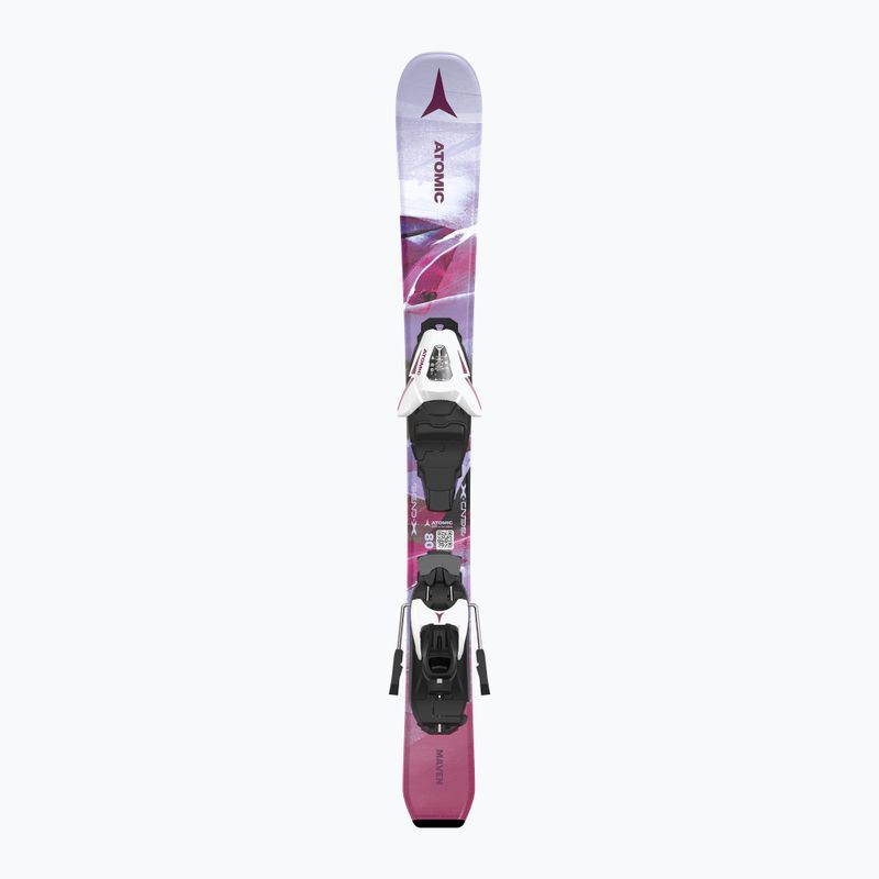 Gyerek lesikló léc Atomic Maven Girl JTXS + kötés C5 GW pink 4