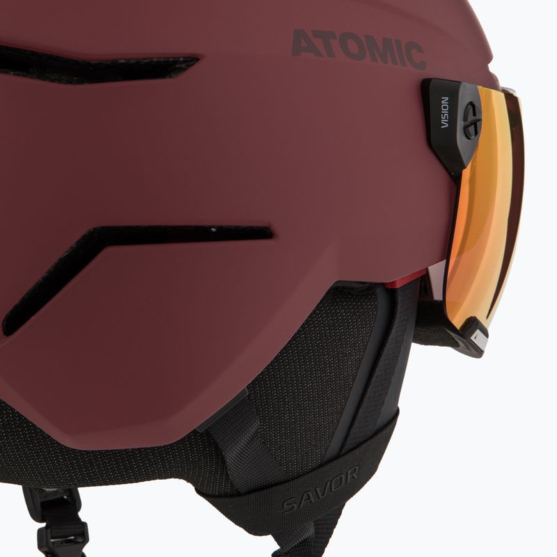 Sísisak Atomic Savor Visor Stereo maroon/red stereo 8