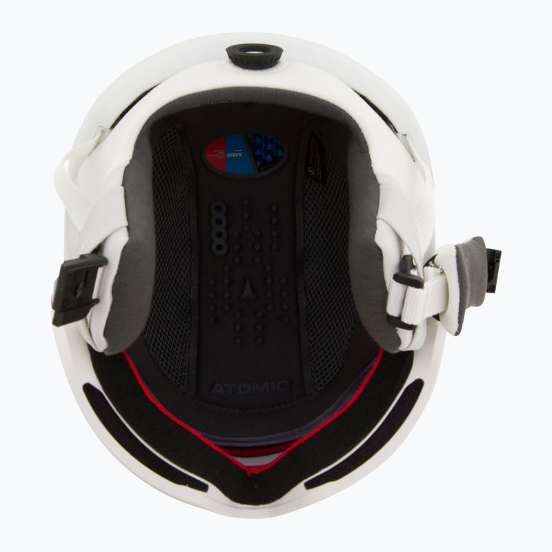 Sísisak Atomic Revent GT Amid Visor HD white heather/red hd 5