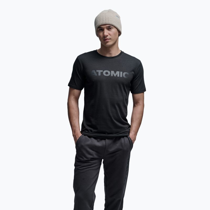 Férfi póló Atomic Alps black