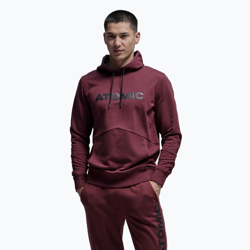 Pulóver Atomic RS Hoodie maroon 2