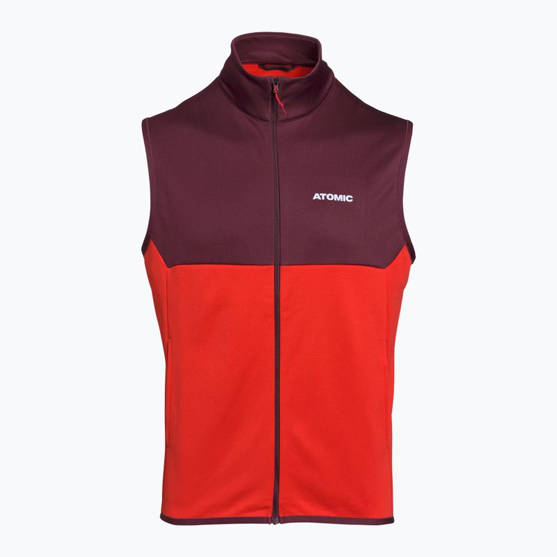 Férfi mellény Atomic Alps Vest red/ maroon 3