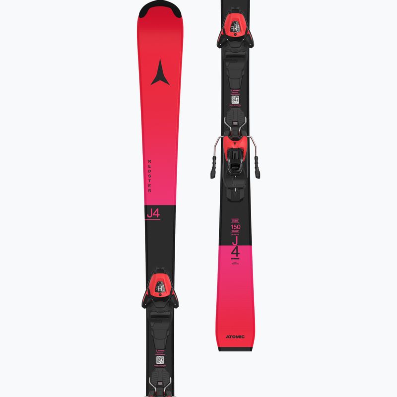 Gyerek alpesi síléc Atomic Redster J4 + kötések L6 GW red tension/black 7