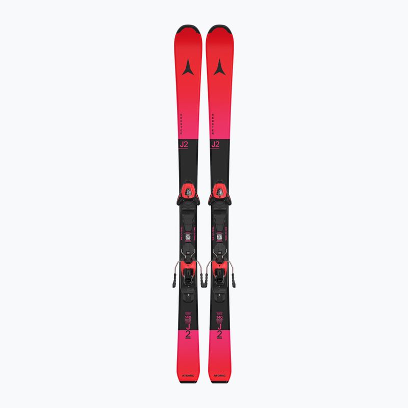 Gyerek alpesi síléc Atomic Redster J2 JTM + L6 GW kötések red tension/black