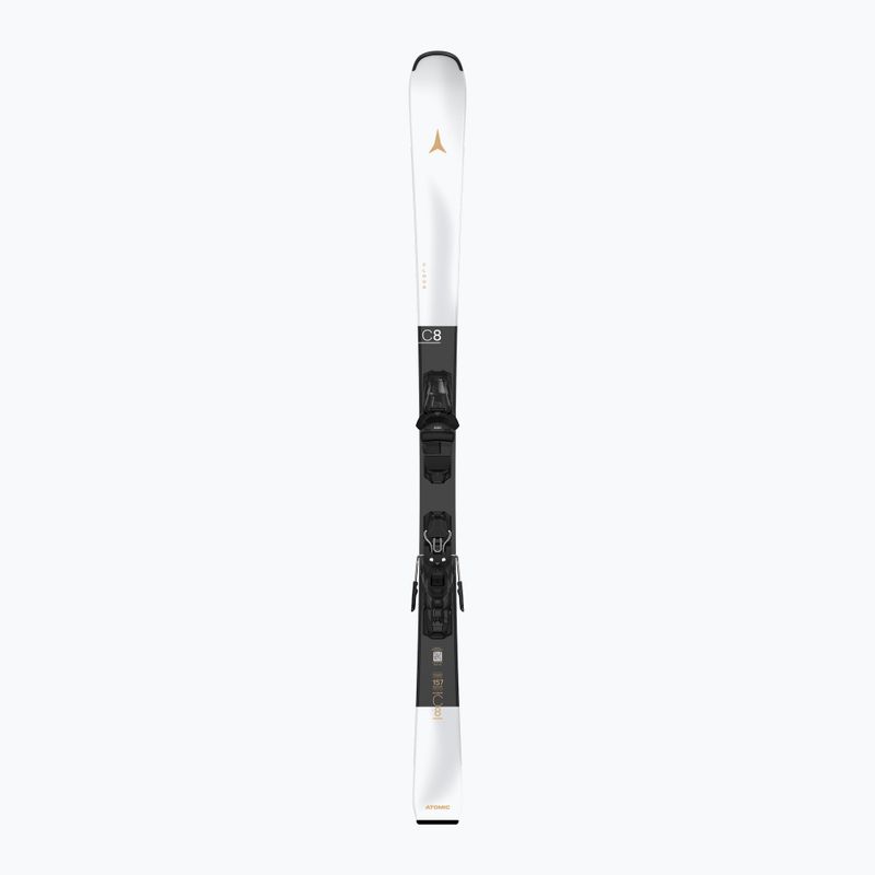 Női síléc Atomic Cloud C8 + M10 GW kötésekkel white/black 4