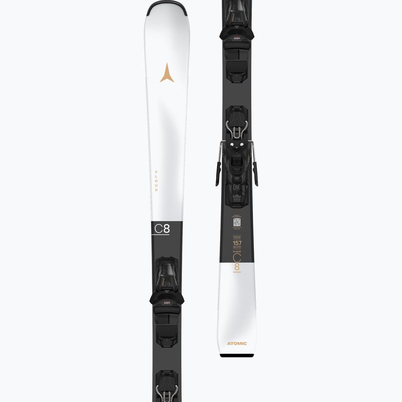 Női síléc Atomic Cloud C8 + M10 GW kötésekkel white/black 7