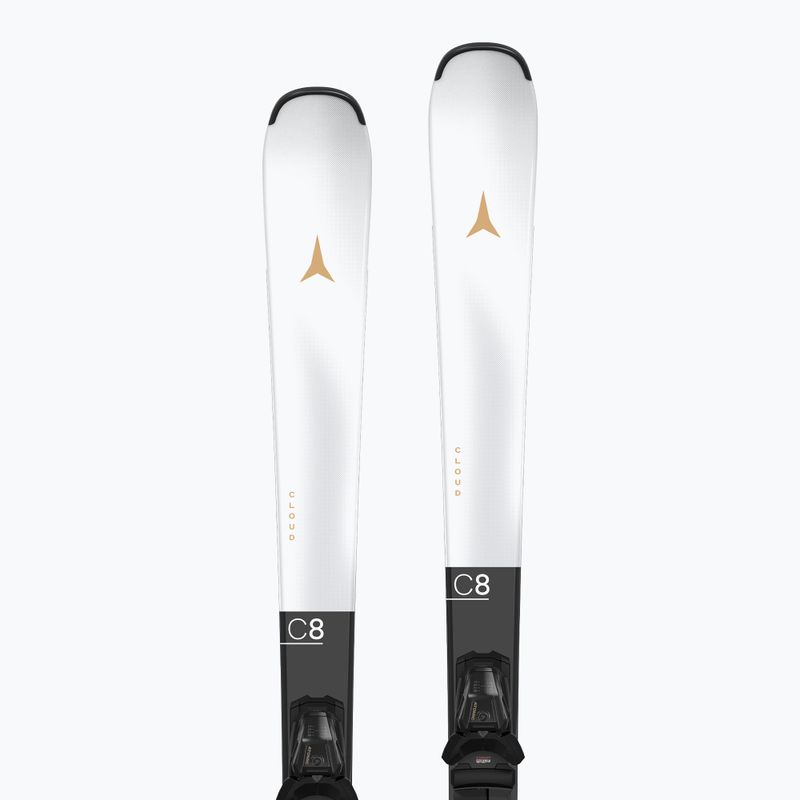 Női síléc Atomic Cloud C8 + M10 GW kötésekkel white/black 8