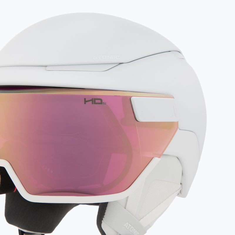 Sí sisak Atomic Revent GT Amid Visor HD white heather/pink chopper hd 8