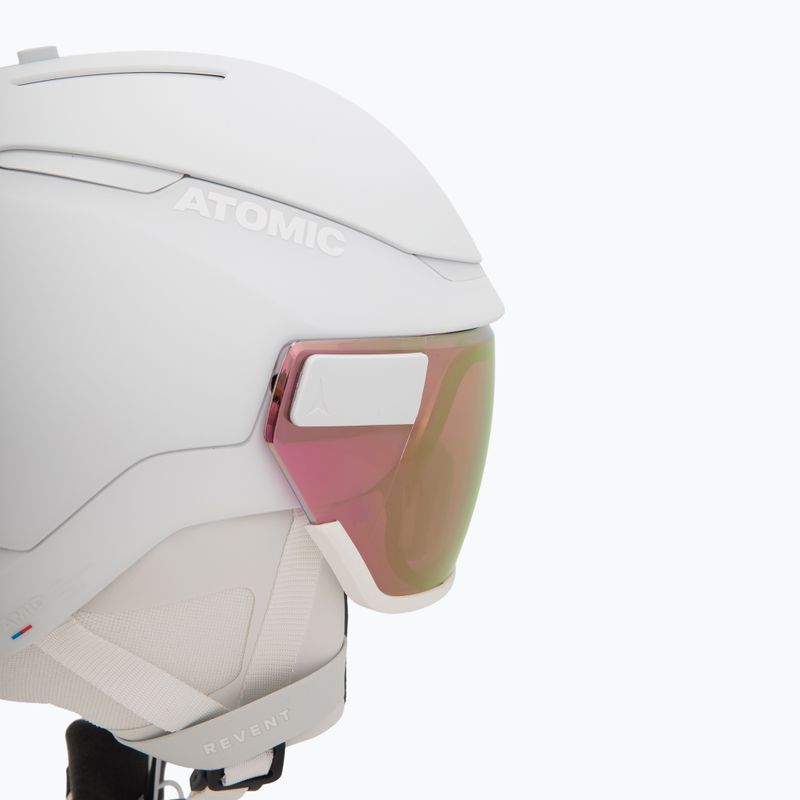 Sí sisak Atomic Revent GT Amid Visor HD white heather/pink chopper hd 9