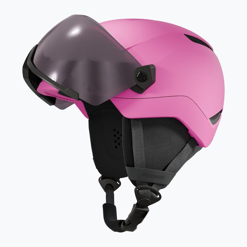 Gyerek sísisak Atomic Revent Visor Jr pink/silver flash 3