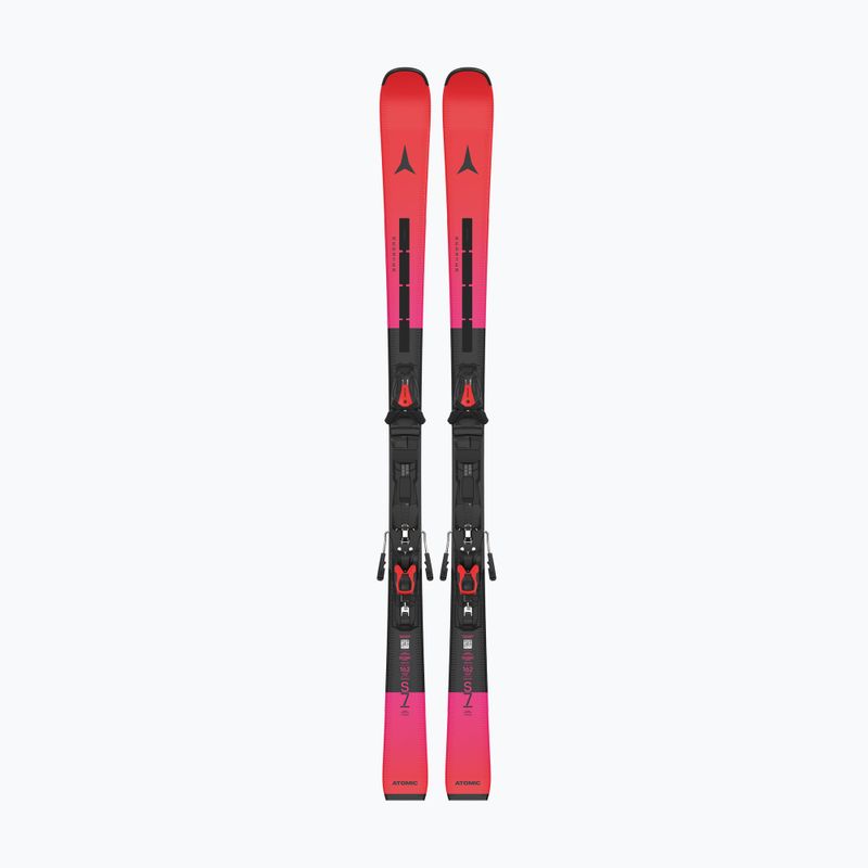 Lesikló sílécek + kötések Atomic Redster S9 Revoshock L + MI12 GW red tension/black