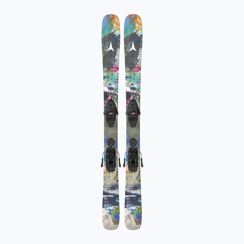 Gyermek lesikló sílécek + kötések Atomic Bent Jr 140-150 + L6 GW multicolor