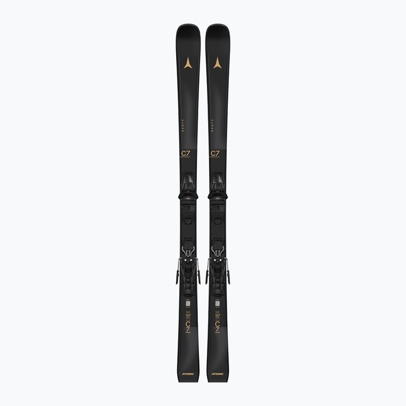 Női lesikló sílécek + kötések Atomic Cloud C7 Black + M10 GW black