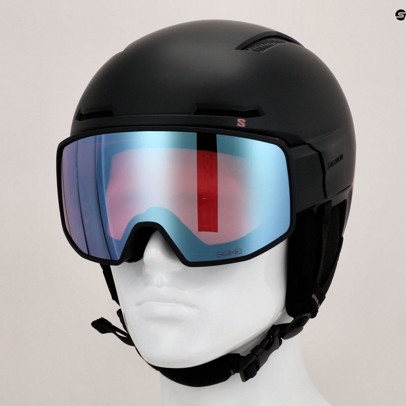 Salomon Driver Pro Sigma S2 síbukósisak fekete/rózsaszín/arany 13