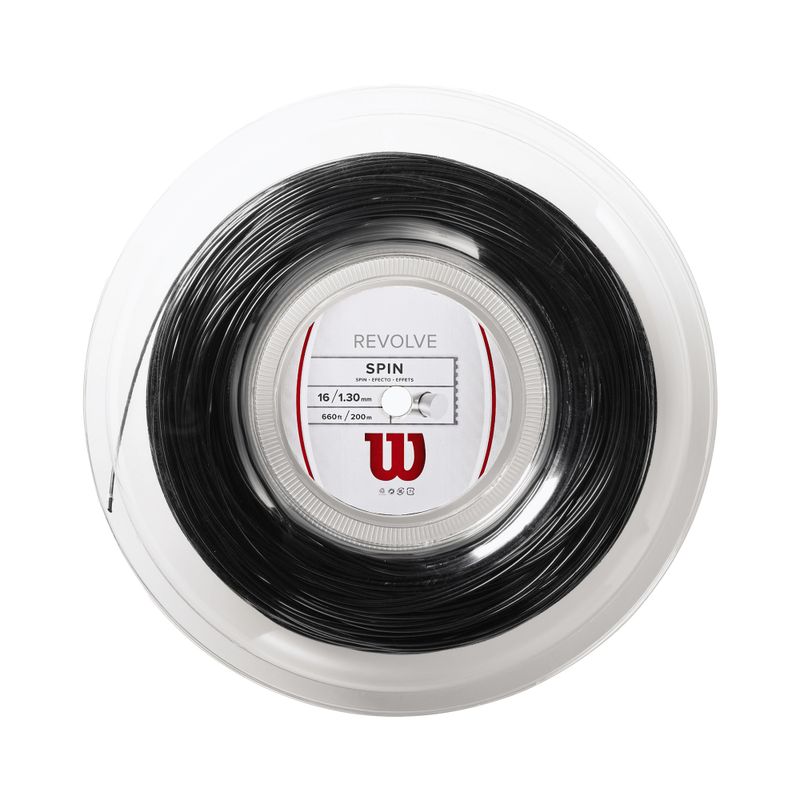 Wilson Revolve 16 200M Tenisz húr Fekete RWRZ906800 RWRZ906800