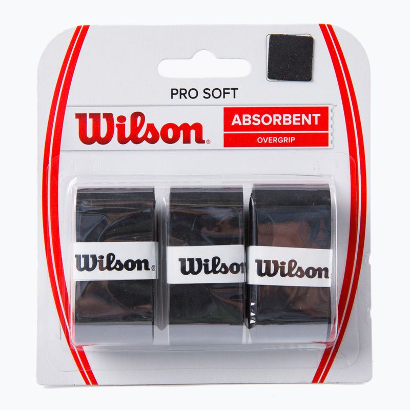 Wilson Pro Soft Tennis Overgrip fekete WRZ4040BK+