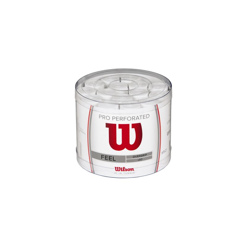 Wilson Pro Og Perf Bucket tenisz tekercsek 60 db fehér WRZ4008WH