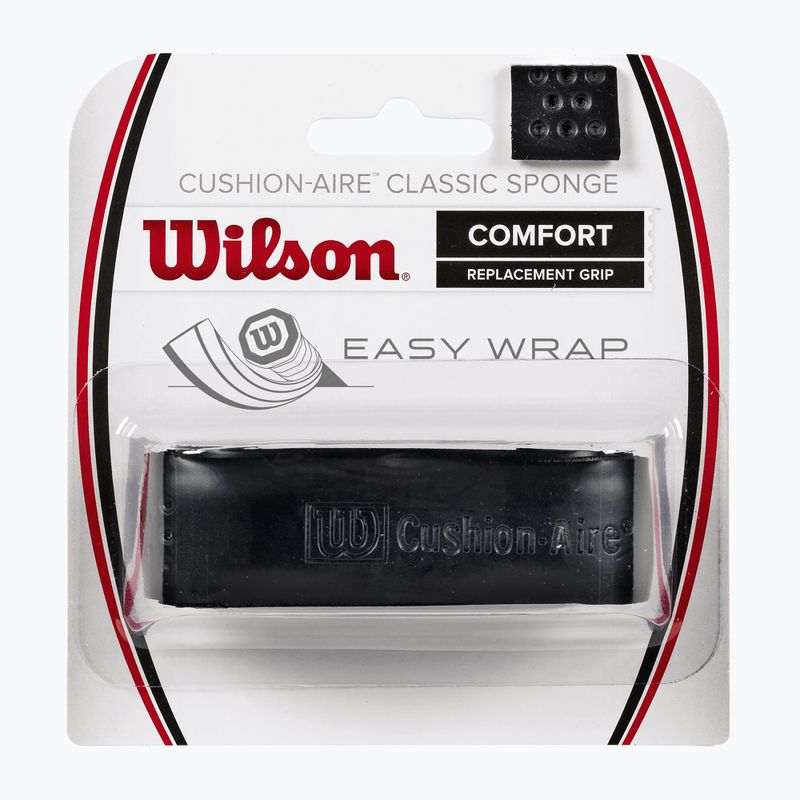 Wilson Cushion Aire Classic Sponge Grip fekete teniszütő nyélborítás