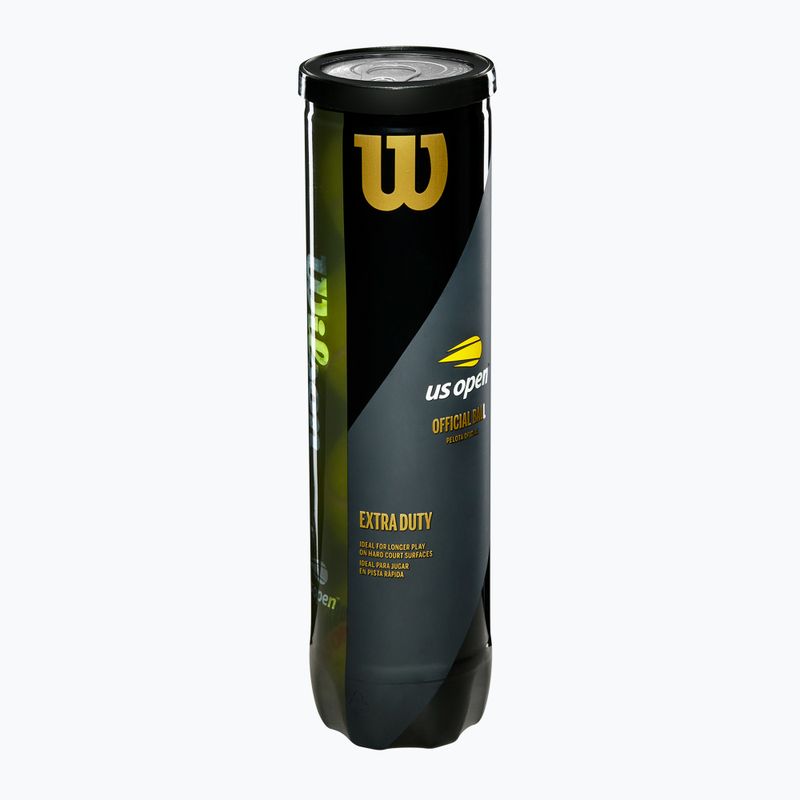 Wilson US Open XD teniszlabdák 4 db. sárga 3