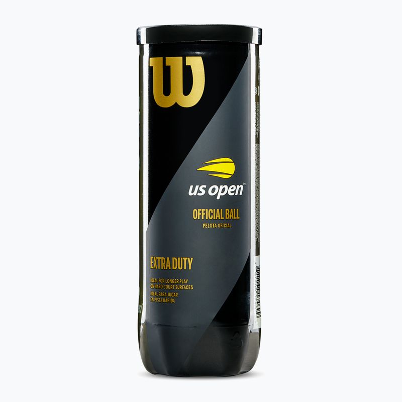 Wilson US Open XD teniszlabdák 3 db. sárga 2