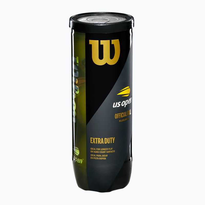 Wilson US Open XD teniszlabdák 3 db. sárga 3