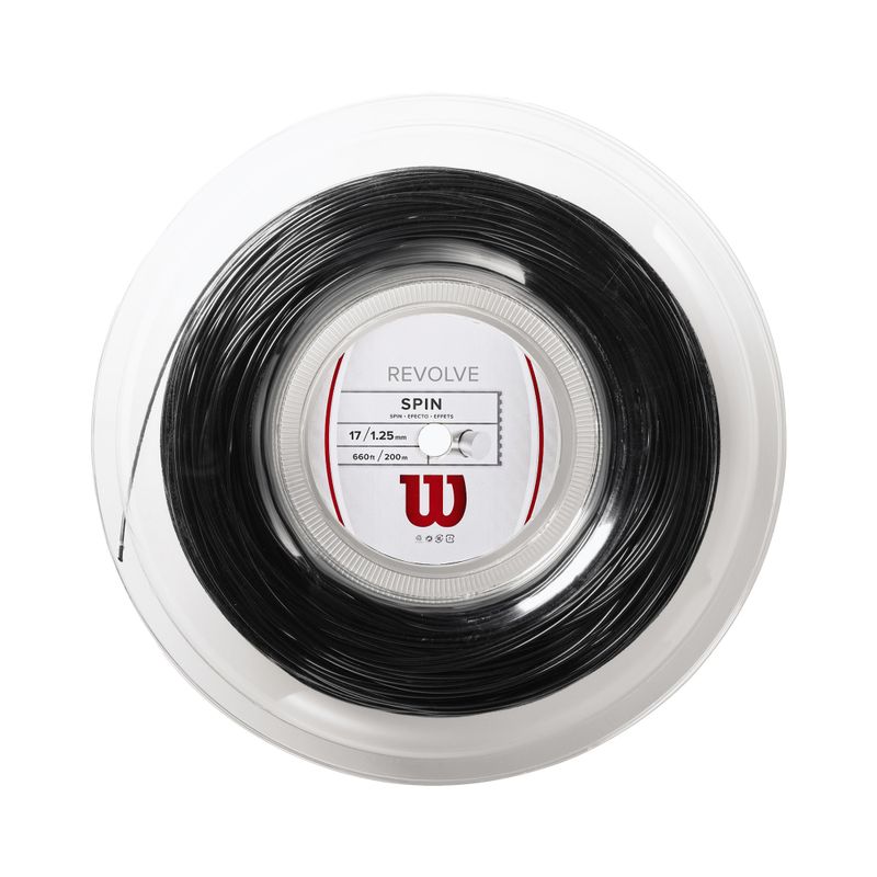 Wilson Revolve 17 200M Tenisz húr Fekete WRZ906900