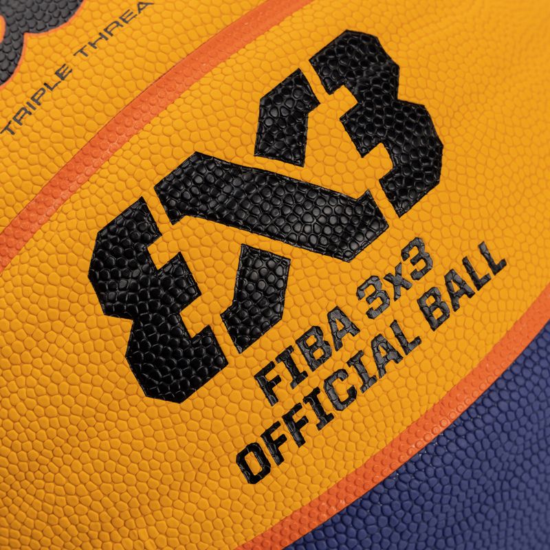 Wilson Fiba 3x3 Game kék/sárga kosárlabda 6-os méret 3