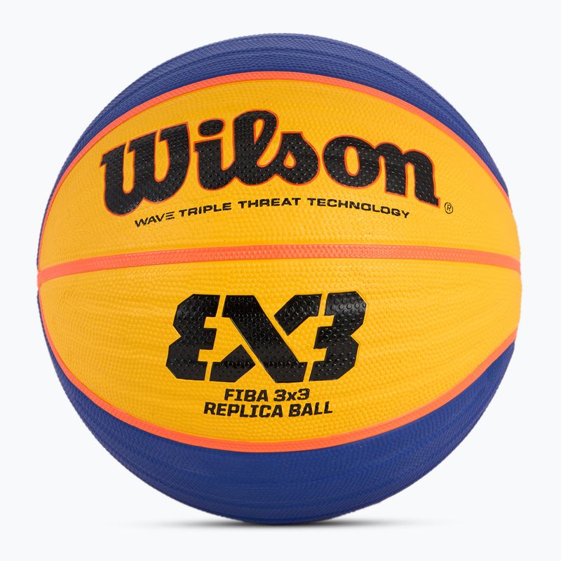 Wilson Fiba 3x3 Replica RBR kosárlabda kék/sárga méret 6