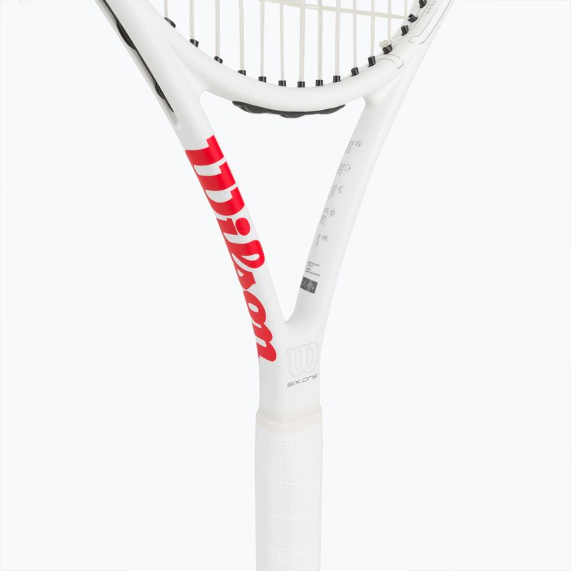 Wilson Six.One Team 95 Cvr teniszütő piros-fehér WRT73640U WRT73640U 4