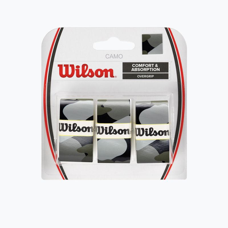 Wilson Camo Tenisz Overgrip 3 db fekete WRZ470830 2