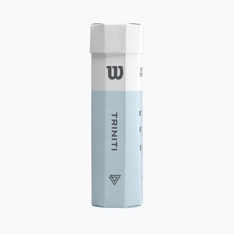 Teniszlabda készlet 4db. Wilson Triniti Tball 4 labdás doboz sárga WRT115200+ 3