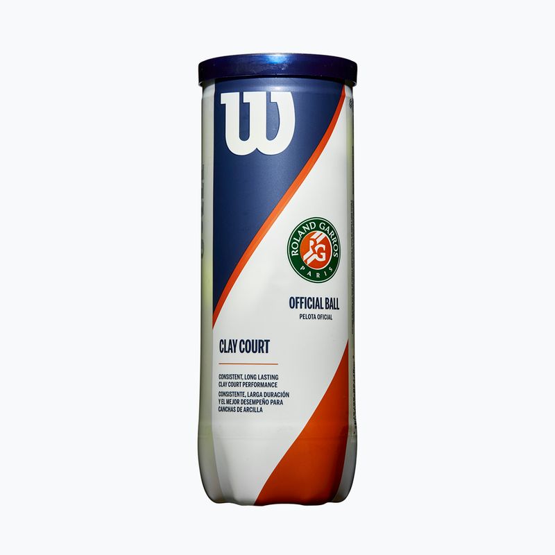 Wilson Roland Garros Clay Ct teniszlabda szett 3 db sárga WRT125000 2