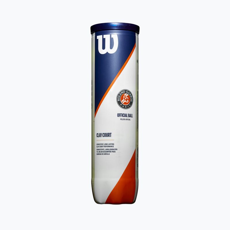 Wilson Roland Garros Clay Ct teniszlabda szett 4 db sárga WRT115000 2