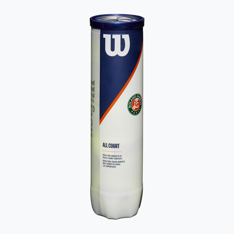 Wilson Roland Garros All CT teniszlabda 4 db. sárga 3