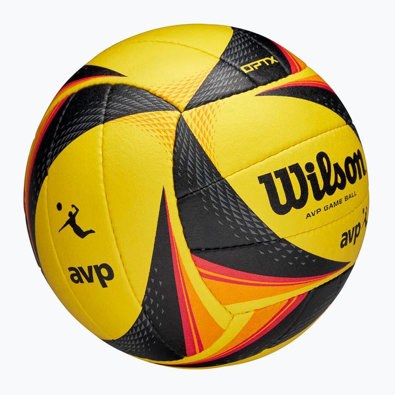 Wilson OPTX AVP VB AVP VB OFFICIAL GB strandröplabda sárga méret 5 5