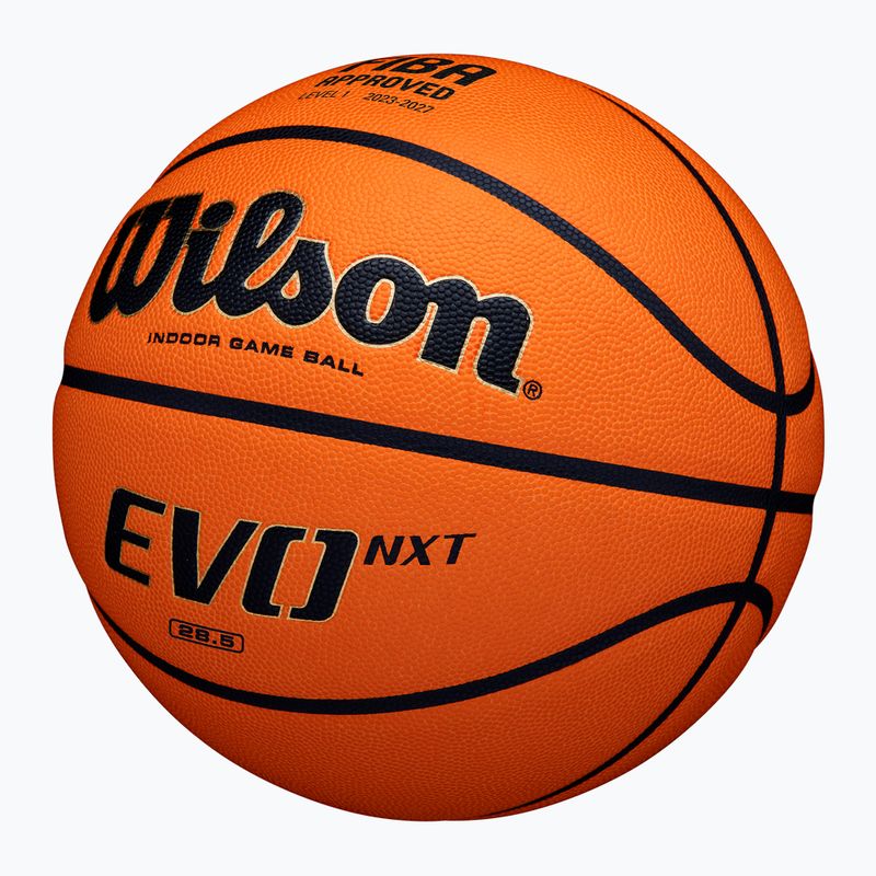Wilson kosárlabda EVO NXT Fiba játék labda narancssárga 6-os méret 2
