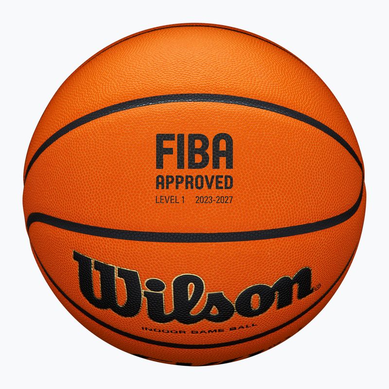 Wilson kosárlabda EVO NXT Fiba játék labda narancssárga 6-os méret 4