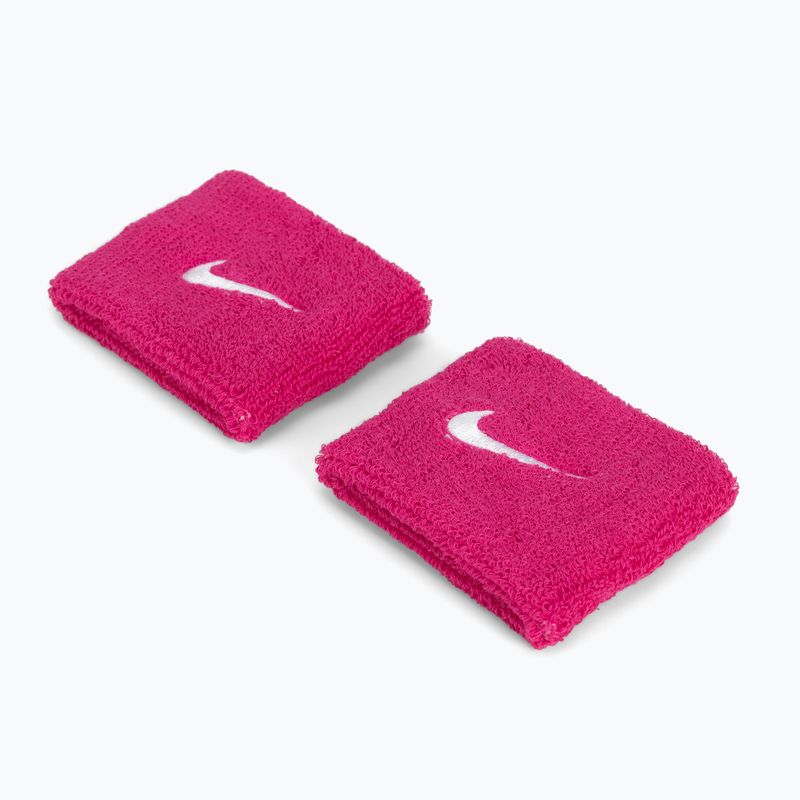 Nike Swoosh csuklópánt 2 db sötét rózsaszín NNN04-639